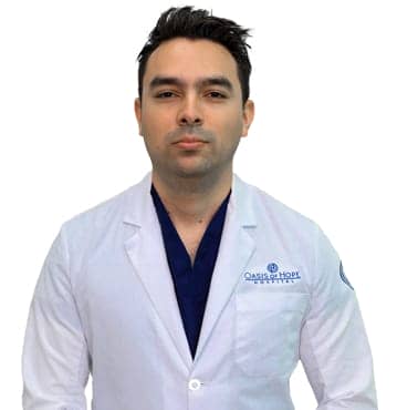 Dr. Jorge Ruiz MD is a doctor at Oasis of Hope hospital in Tijuana, Mexico