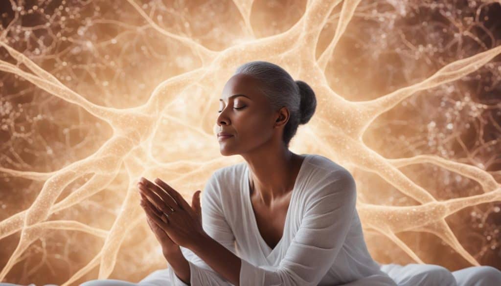 Patient experiencing the benefits of reiki healing for cancer-related stress