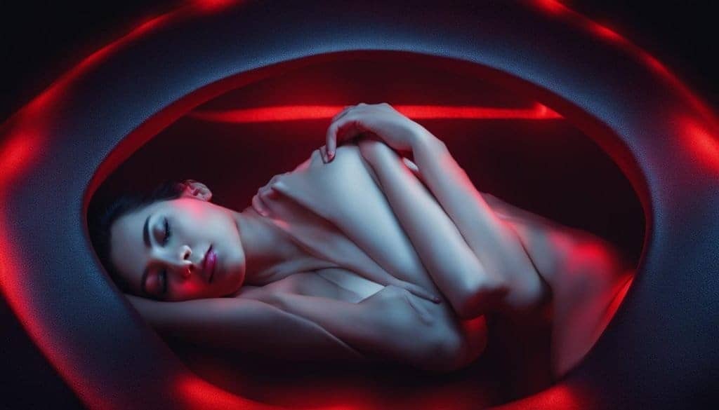 Red light phototherapy vaginal cancer